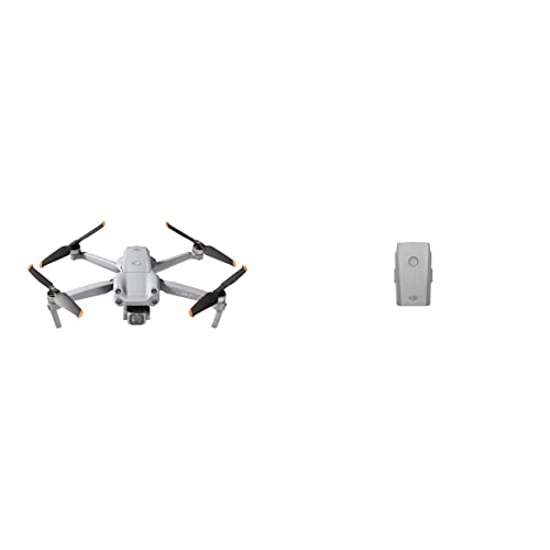 DJI Air 2S - Drohnen-Quadkopter, 3-Achsen-Gimbal mit Kamera, 5,4K Video, 1-Zoll CMOS-Sensor, Grau & Mavic Air 2 - Intelligente Flight Battery, Max. Flugzeit 34 Minuten, 3500 mAh