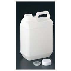 ???????(Cbplus) CB Plus ABTI301 Flat Angle Bottle with Handle, 0.6 gal (2 L), Inner Plug and Cap, Polyethylene, Japan