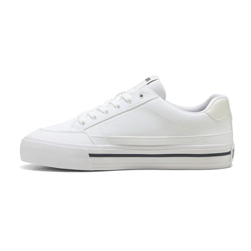 PUMA Mens Court Classic Vulc Formstrip Sl Lace Up Sneakers Shoes Casual - White3