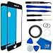 Produktbild MMOBIEL Front Glass Repair Kit Compatible with iPhone 7-4.7 inch 2016 - Lens Screen Replacement Repair Kit - Incl. Toolkit - Black