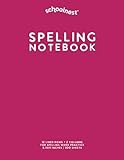 Spelling Notebook: Dark Pink Softcover Journal for Spelling Words