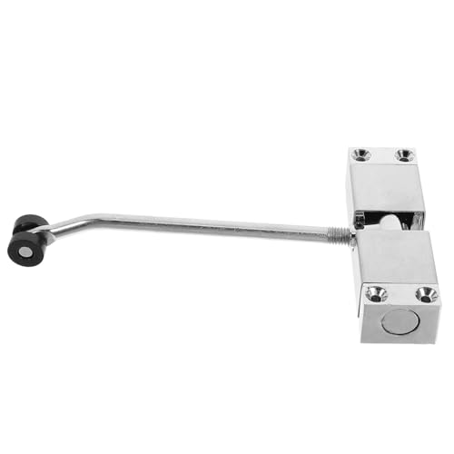 Operitacx Stainless Steel Automatic Door Closer for Outward Opening Doors Corrosion-Resistant Spring Snap System Quiet Closing Tool for Home Office Cabinet
