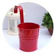 UBERSWEET Red10 Colors Metal Iron Flower Pot Tub Hanging Balcon