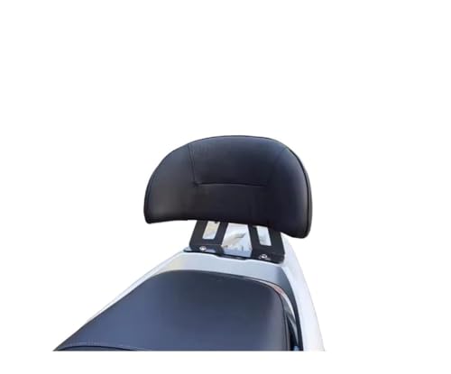 Dossier arrière scooter Lead125 noir avec sangle de maintien et support passager robuste