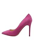 Elegante High Heels faina Damen Elegante Leder High Heels, Fuchsia, 37 EU