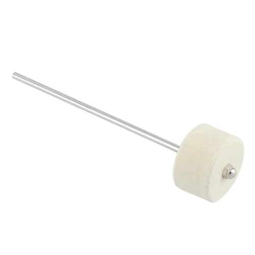 2 piezas mazos de feltro para bombo con eje acero inoxidable miniatura 1