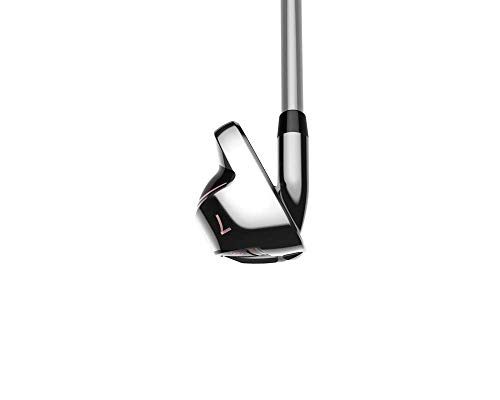 Cobra Golf 2021 T-Rail 2.0 アイアンコンボセット (レディース、右利き、グラファイト、レディースフレックス、5H、6-PW、SW)、ブラックライラック 4枚目