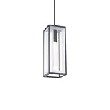 Modern Forms Cambridge 16in LED 1 Light Indoor or Outdoor Pendant 3000K in Black with Adjustable Height 20in - 100in