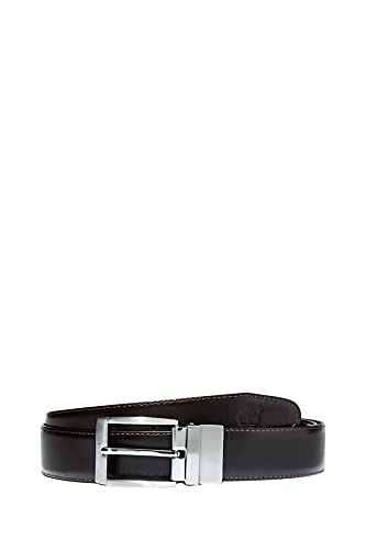 TIMBERLAND 35 mm Rev buckle leather classic belt COCOCOA PER UOMO TAGLIA M