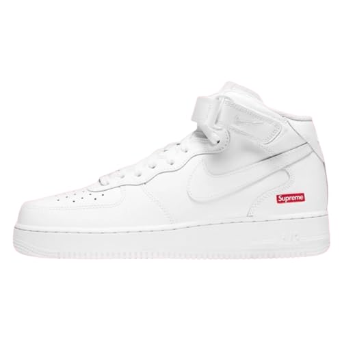 Nike Air Force 1 Mid Mens Shoes Size- 10.5 White/White-White