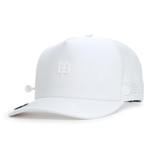 Image of BRIMZ Golf Performance Hat - Tee Holder & Magnetic Brim - Breathable Sweat & Water Resistant Golfing Snapback Cap