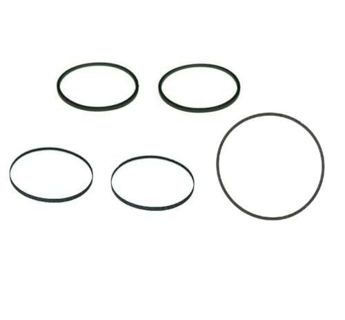 Cassette Tape Deck Belt Kit (5 Belts) for Sony Audio Systems