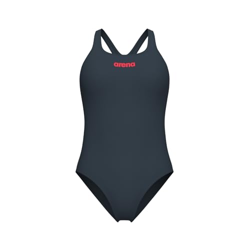 ARENA Solid Swim Pro Team Damen Badeanzug, Schnell Trocknender Badeanzug, Sportbekleidung MaxLife Eco Material mit Maximaler Chlorbeständigkeit und UPF 50+ UV-Schutz
