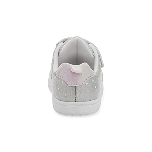 Carter's Every Step Baby Girls Neo2 First Walker Shoe, Silver, 3 Infant #TOP3