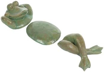 3 Piece Frog- Verde- 4" Tall x 11" w x 32" Dia