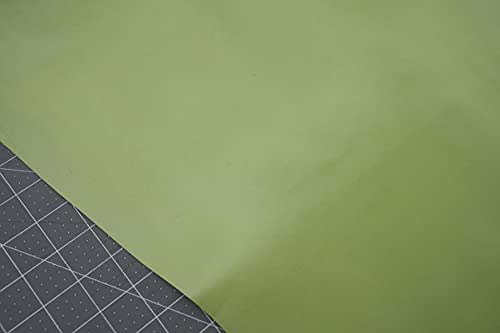 Goat Skin Lime Light Green Kidskin Genuine Leather Pelt Hide for Shoes Bags Wallets Made in Italy 2.5 to 5 Square ft2