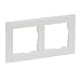 Produktbild LEGRAND, SEANO 2-fach Rahmen, Thermoplast, Halogenfrei, Abmessungen: 87 x 158 mm, Farbe: Perlmutt lackiert, 765572