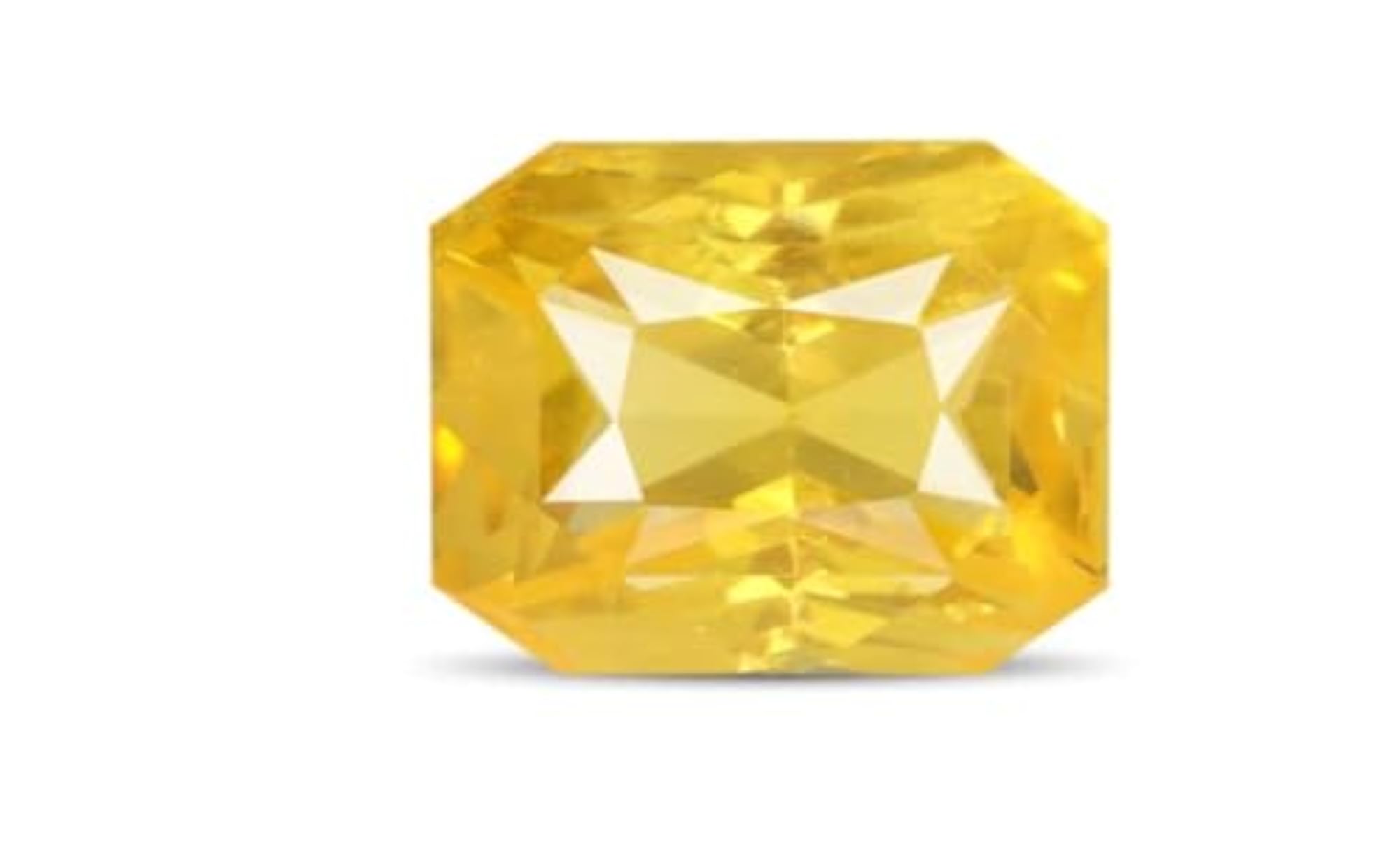 5.5 Ratti Pukhraj Srilankan Yellow Sapphire Stone