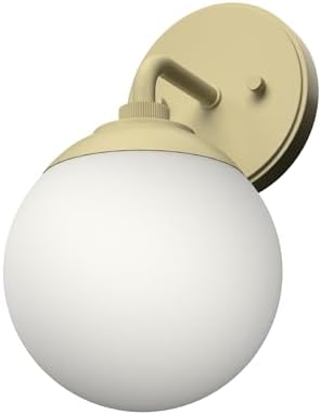 Hunter Fan Company 19175 Hepburn Collection Wall Sconce Light, Painted Modern Brass