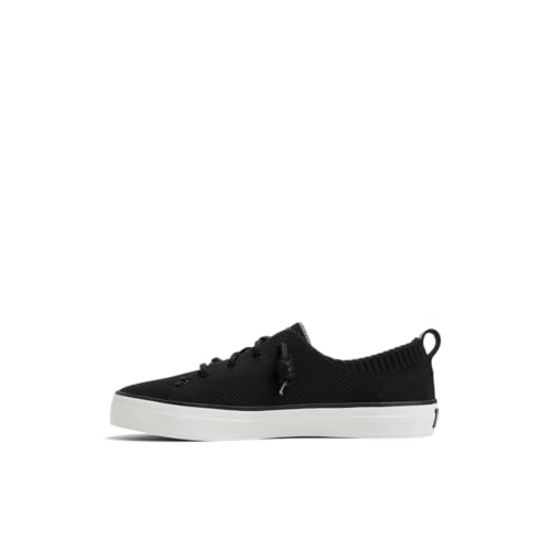 Sperry Women's Crest Vibe Knit Sneakers, Black, 7