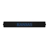FANMATS University of Kansas Getränkematte, 8,3 x 61 cm, Schwarz