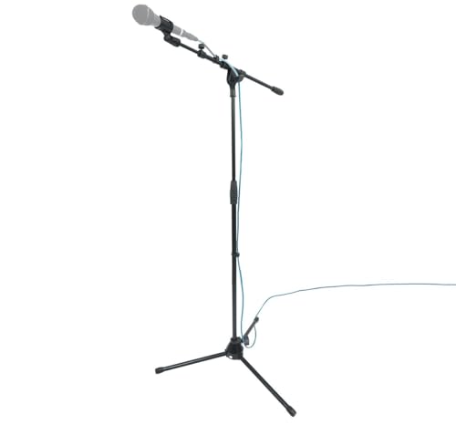 Rockville RVMIC1 V2 Pro Audio Tripod Microphone Stand,