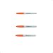 Sharpie Permanent Marker, Fine Point, Orange, Pack of 3