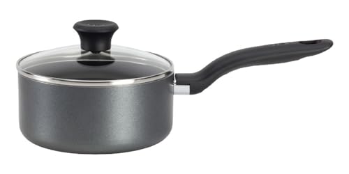 T-fal Initiatives Nonstick Sauce Pan 3 Quart Oven Safe 350F Cookware, Pots and Pans, Dishwasher Safe Black