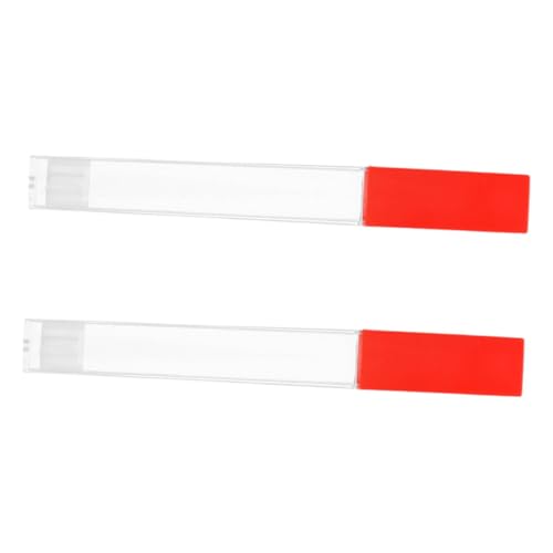 Healeved 2pcs Stylish Storage Box for Nursery Use Temperature Holder Plastic Tube Case