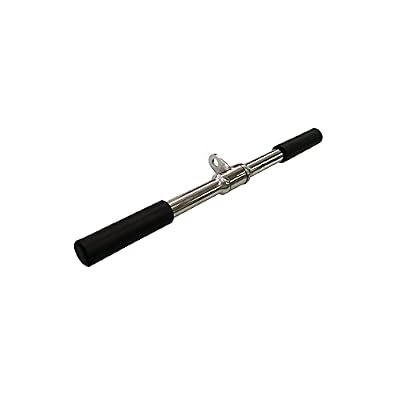 Ader Sporting Goods LAT Pulldown Attachments for Gym - Cable Machine Attachment Set with Tricep Pull Down Rope, Double D Handle, V Bar, Revolving Straight Bar & Snap Links