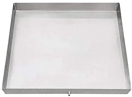 Pinnacle Woodcrafts 20.5 inches x 24 inches Stainless Steel Washing Machine Drip Pan: No-Rust Avoid Water Damage & Mold – Washing Machine tray with Custom...
