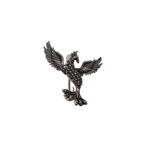 Broche Phénix en Argent 925 fait main un bijou oiseau d'exception