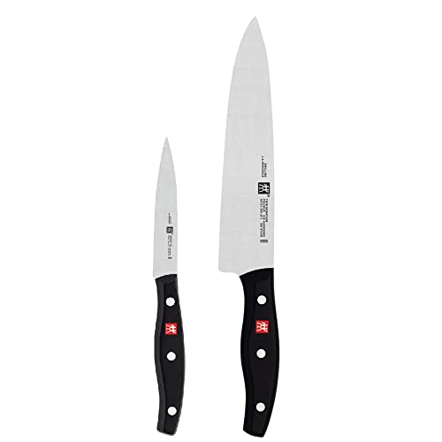ZWILLING Twin Signature 2-Piece Razor-Sharp German Knife Set, Made in Company-Owned German Factory with Special Formula Steel perfected for almost 300 Years, Dishwasher Safe