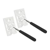 MAGICLULU 2 Stück Teleskopischer Parkausweis Halter Stab Ausziehbar Kontaktloses Bezahlen Fahrzeug Einparkhilfe Robuster Kartenhalter Für Einfache Nutzung im Parkbereich