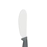 Zyliss Sandwich Knife & Condiment Spreader - Sandwich Spreader for Butter, Cream Cheese, & Jellies - Ergonomic Stainless Steel Spreading - Butter Spread for Bagels & Toast - Gray 4.7'