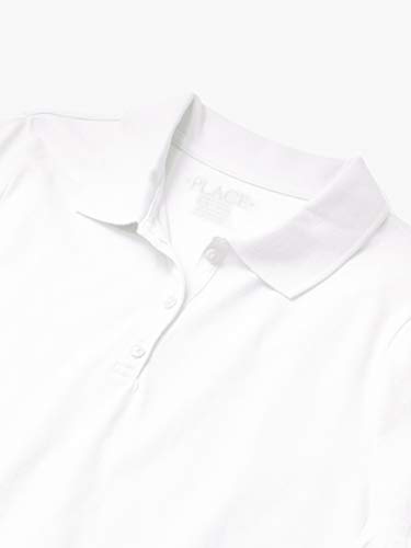 Image of The Children's Place Girls Short Sleeve Soft Jersey Knit Polo