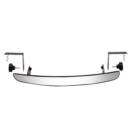 Rétroviseur UTV convexe grand angle miroir central de sécurité anti-vibration pour cage à arceau