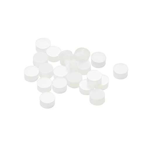 Image of MECCANIXITY Inlay Fretboard Dots Guitar Inlay Dots White Acrylic Inlays Mark Point 4x2.2mm for Guitar Fingerboard, Pack of 20