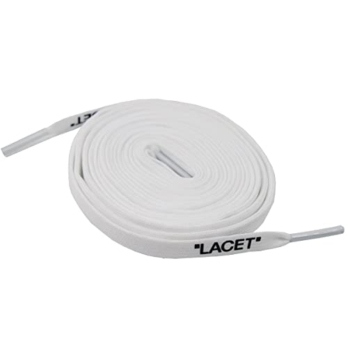 [HIROMARUjp] �y LACET �������� �V���[���[�X �V���[���[�X ���C�h �t���b�g WIDE SHOELACE �C�Ђ� ���Ђ� ���R 1cm�� �C�R �X�j�[�J�[ �C SHOELACES 120cm 140cm 160cm ���[�J�b�g �n�C�J