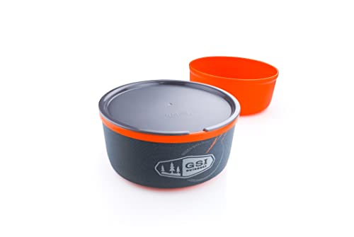 GSI Ultralight Nesting Bowl & Mug vaisselle camping orange