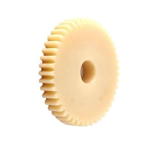 Cylindrical Drive 1pc 2 Module Nylon Flat Spur Gear 32T 35T 38T 42T 45T 50 Teeth Straight Teeth Pinion 10mm Process Hole Cylindrical Gear Rack Machinery(32T)