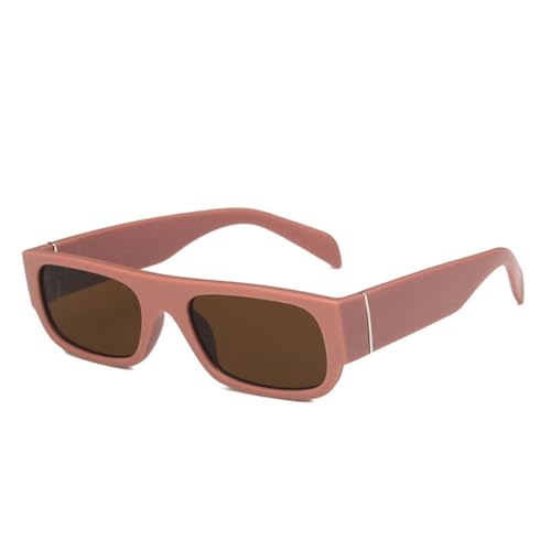 Lunettes de soleil carrées violet mat au design rétro épuré avec verres protecteurs UV400