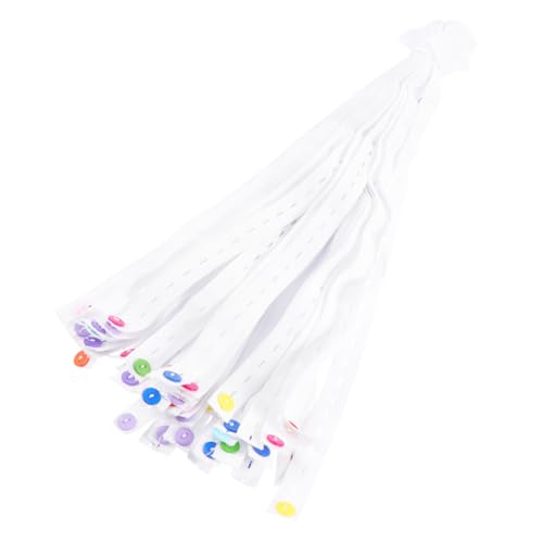 VICASKY Diaper Buckle Set 50pcs Baby Nappy Belts for Toddlers Washable Reusable Diaper Fastening Buckles