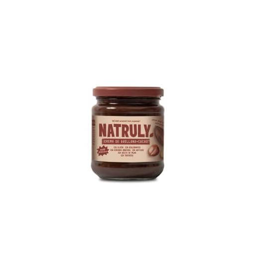 Crema de Avellanas y Cacao Sin Azúcar y Sin Edulcorantes, con Fibra de Achicoria, 43% Avellana (285g)