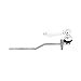 Newport Brass 505 Solid Brass Front Mount Tank Lever, Polished Chrome