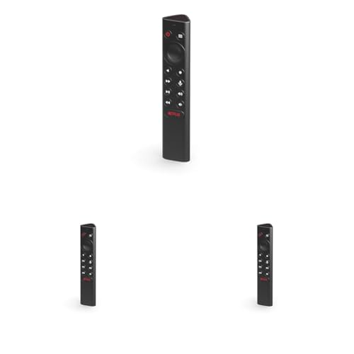 NVIDIA Shield Remote; Búsqueda de Voz, Activado por Movimiento, Botones retroiluminados, Botones de menú Personalizables y Blaster IR para controlar tu televisor (Paquete de 3)