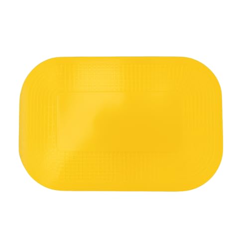 Dycem Anchorpads, Designed for Individuals with Mobility Challenges, Mats Securely Anchor Items, Preventing Slips and Spills, Non Slip Pad, Rectangular, 250 x 180 mm, Yellow