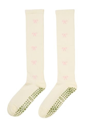 Image of Shapes Studio Half Calf Grip Socks, Cute Fruit Pilates Socks, Ruffle Socks, Non-Slip for Barre Yoga