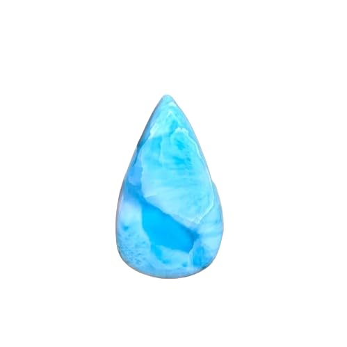 Larimar cabochon naturel 42x24x7mm pour la fabrication de bijoux diy bague