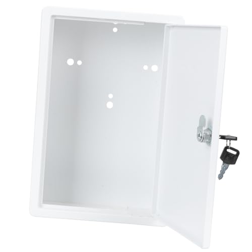 balacoo Wall Mount Milk Box with Lock Versatile Plastic Case for Home Use Secure Storage for Milk Bottles and Mail Easy to Install Simple Design for Families